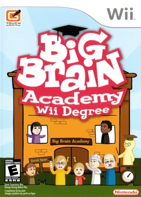 Big Brain Academy- Wii Degree box cover front